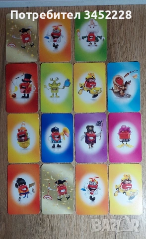 карти за колекционери 15 броя 