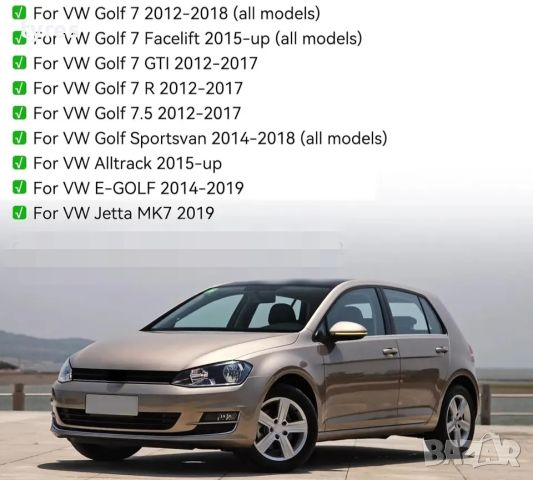 Динамични LED мигачи за VW Golf,2012-2017, снимка 2 - Части - 46518220