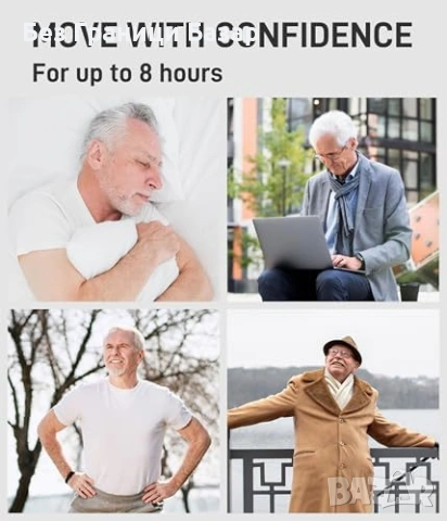 Нови Мъжки абсорбиращи боксерки при инконтиненция 3 броя L черно бельо, снимка 7 - Други - 53890310