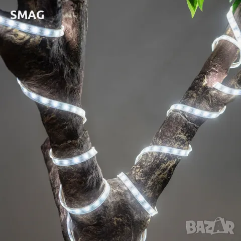 Соларна LED лента Бяла с Програма 3м S_1236440, снимка 3 - Соларни лампи - 49909937