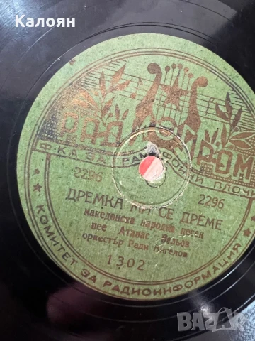 Стара грамофонна плоча - ранен соц, Радиопромишленост - министерство на културата , снимка 6 - Грамофонни плочи - 51194794