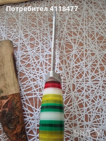 Стар български нож , снимка 3 - Ножове - 52590117