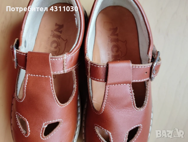 Детски сандали естествена кожа NICK 26 номер, снимка 8 - Детски сандали и чехли - 53809295