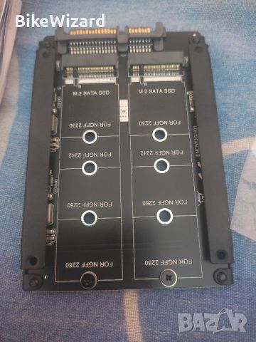 Chenyang M.2 SATA SSD към 2,5 инча SATA адаптер, двоен NGFF B+M ключ НОВО, снимка 4 - Друга електроника - 45854147