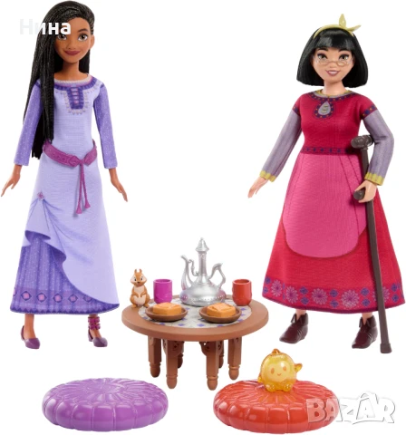 Mattel Disney Wish - Кукла Далия от Кралството на розите, с подвижен костюм, снимка 7 - Кукли - 51078139