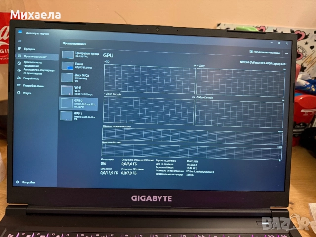 Геймърски лаптоп gaming laptop GIGABYTE G5, снимка 2 - Лаптопи за дома - 52617233