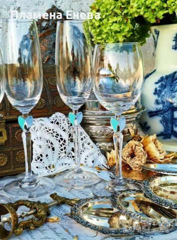 Кристален комплект чаши за двама – NACHTMANN ⚜️🥂, снимка 6 - Чаши - 53173319