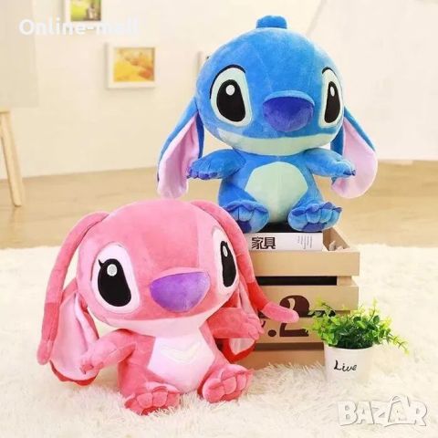 Плюшена играчка Стич 50см Stitch плюшен голям, снимка 5 - Плюшени играчки - 46734706