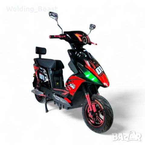 Скутер на ток SG Racing 3000W - Червен, снимка 3 - Мотоциклети и мототехника - 45159898