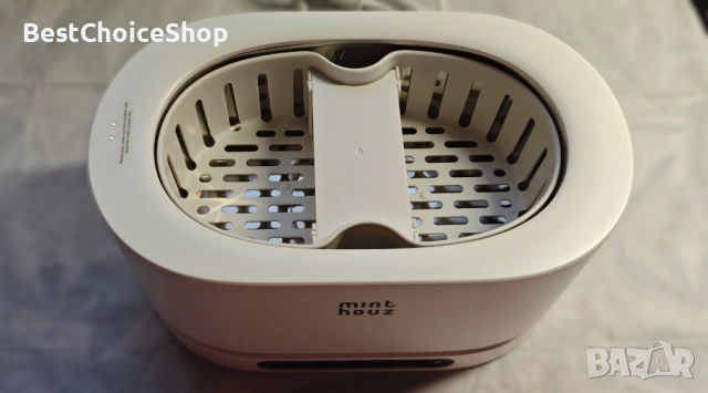 Ултразвукова почистваща вана с 5 режима, 48kHz, а почистване на бижута, часовници, очила, протези, снимка 6 - Друга електроника - 53658002