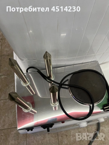 Професионален уред за хот-дог – шишове за наденици + електрически котлон, снимка 4 - Други - 53288437