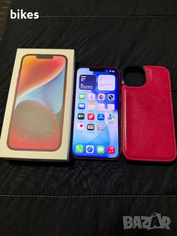 iPhone 14 red 128gb КАТО НОВ