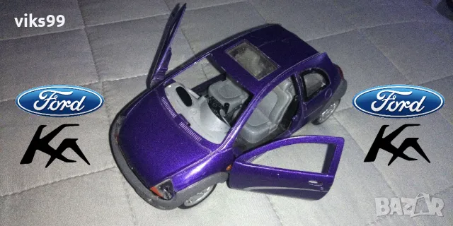 Метална количка Ford Ka SS 6703 - Мащаб 1:24, снимка 1 - Колекции - 48614934