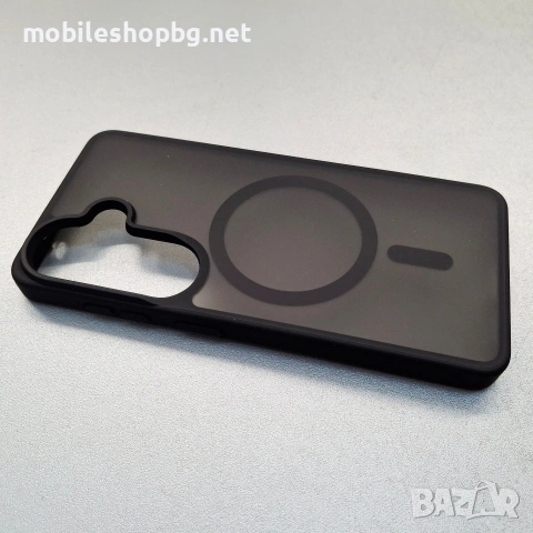 Samsung Galaxy S26 гръб MagSafe черен мат полупрозрачен , снимка 2 - Калъфи, кейсове - 53691654
