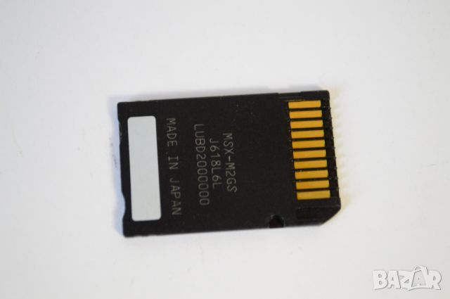 Memory stick pro duo карта памет 2GB, снимка 2 - Чанти, стативи, аксесоари - 46228943