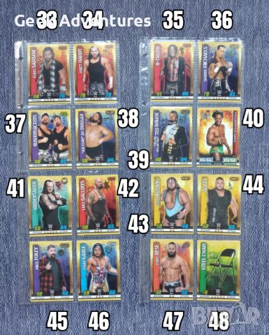 Колекционерски Кеч Картички WWE Slam Attax Trading Cards Pro Wrestling, снимка 4 - Колекции - 46433972