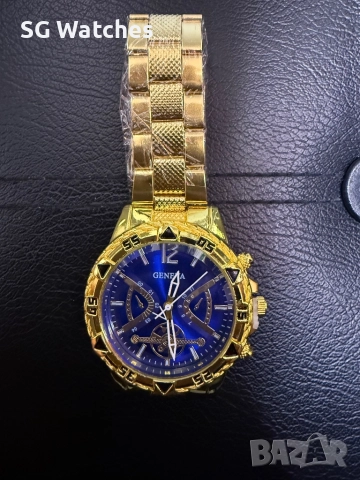 Часовник Geneva Blue Gold, снимка 2 - Мъжки - 52859614