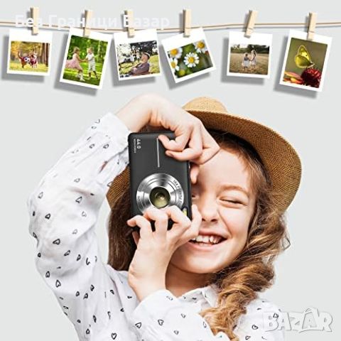 Нова 44MP Компактна Камера с LCD Дисплей, 1080P Видео - Идеален Подарък, снимка 7 - Фотоапарати - 45369373