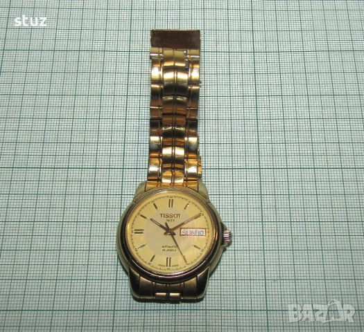 Мъжки швейцарски самонавиващ часовник Tissot, снимка 2 - Антикварни и старинни предмети - 53622742