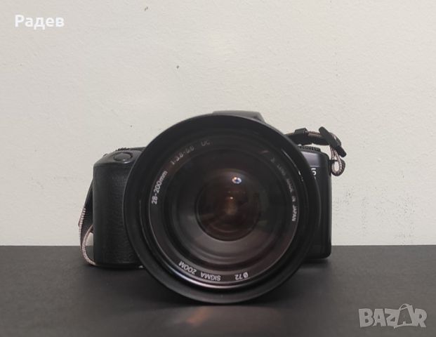 Canon EOS 500 SLR с обектив sigma asperial 28-200mm 1:3.8-5.6 UC , снимка 2 - Фотоапарати - 45675983