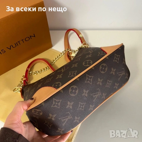Louis Vuitton Дамска Кафява Чанта С Торбичка На Марката Код 66Btq11, снимка 5 - Чанти - 53753926