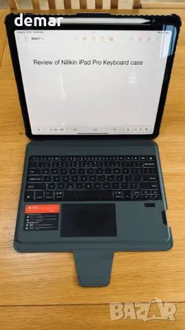 Калъф с клавиатура Nillkin за iPad Pro 13(2024), тракпад, подсветка, снимка 10 - Таблети - 49482982