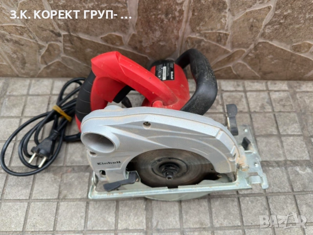 Ръчен циркуляр EINHELL TC-CS 1200, снимка 3 - Други инструменти - 53268508