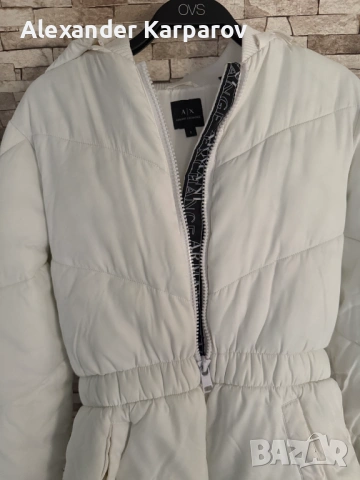 A|X Armani Exchange зимно яке S - оригинал, отлично състояние, снимка 2 - Якета - 53638593