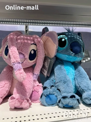 Плюшена играчка Лило и Стич Син/Розов Lilo Stitch плюшени играчки