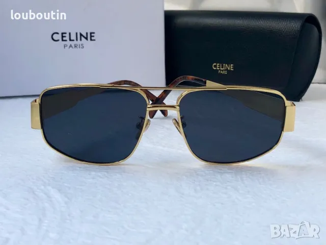 Celine 2024 дамски слънчеви очила овални два цвята сребърни златни, снимка 6 - Слънчеви и диоптрични очила - 47011956