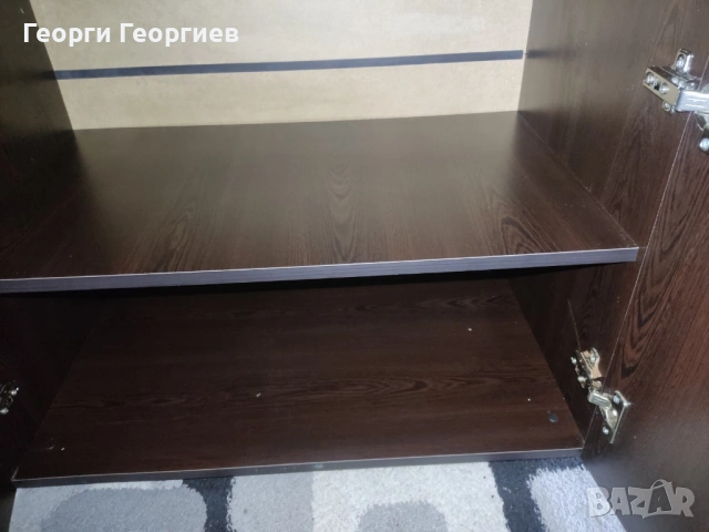 Шкаф с чекмедже цвят венге, снимка 4 - Шкафове - 53414750