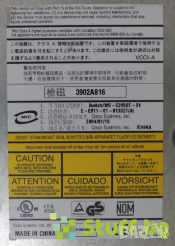 Суич Cisco Catalyst 2950T, снимка 4 - Суичове - 50065547
