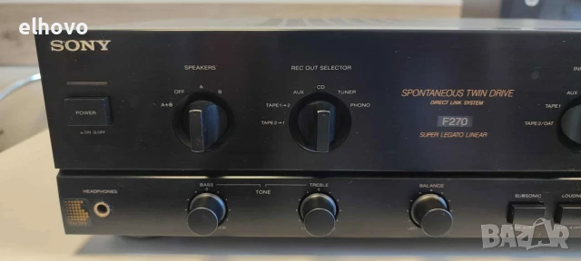 Стерео усилвател Sony TA-F270, снимка 8 - Ресийвъри, усилватели, смесителни пултове - 50904396