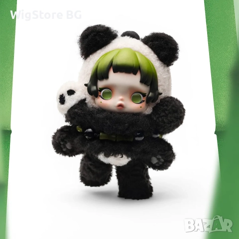 SKULLPANDA Lazy Panda Plush Doll Pendant - POP MART, 100% AUTHENTIC, снимка 6 - Кукли - 51973209