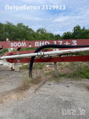 Стационарна бетон помпа със стрела, снимка 17 - Други машини и части - 51059485