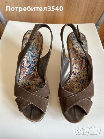 Дамски сандали на платформа, снимка 2 - Сандали - 45556812