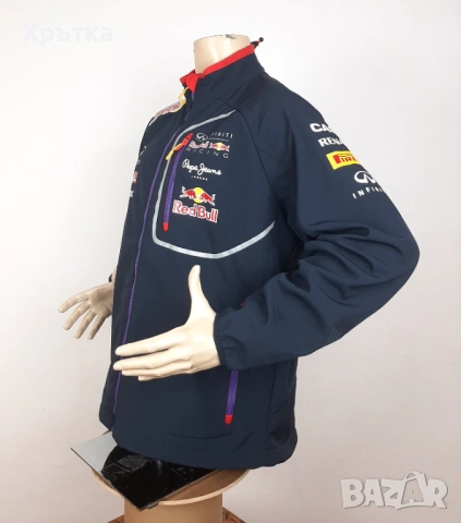 Red Bull x Pepe Jeans - Оригинално мъжко софтшел яке размер 2XL, снимка 3 - Якета - 53571244