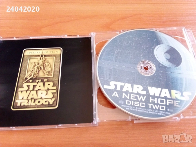 Star Wars - A New Hope оригинален двоен диск, снимка 2 - CD дискове - 54228603