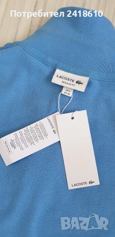Lacoste Tennis Regular Fit Pique Cotton Classic Fit Mens Size 2 - XS НОВО! ОРИГИНАЛ! Мъжка Тениска!, снимка 8 - Тениски - 53759135