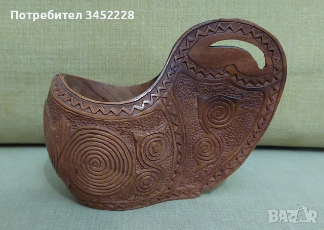 дърворезба Скандинавска сватбена чаша за ценители 