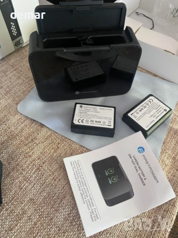 FirstPower 2 броя LP-E10 батерии 20W бързо двойно зарядно за Canon EOS, снимка 10 - Батерии, зарядни - 51271574