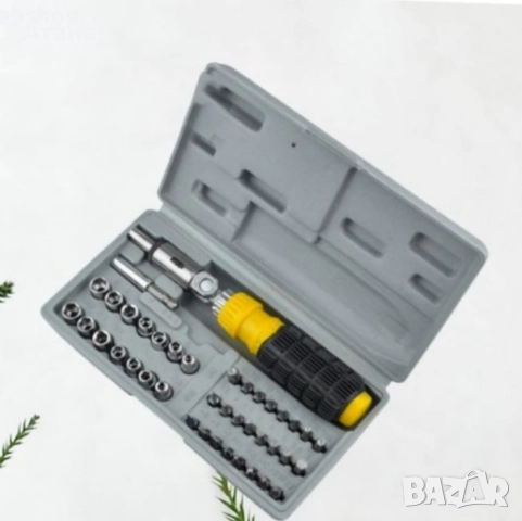 Комплект инструменти AIWA в кутия 41 бр, снимка 6 - Куфари с инструменти - 52643347