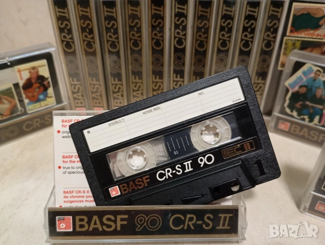Лот от няколко аудиокасети BASF CR-S II 90 хромни аудио касети
