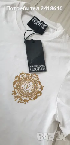 Versace Jeans Couture Cotton Mens Size S НОВО! ОРИГИНАЛ! Мъжка Тениска!, снимка 1 - Тениски - 49531058