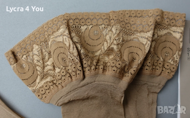 Резервирани - H&M Stay Ups M нови телесни силиконови чорапи, снимка 3 - Бельо - 52384182