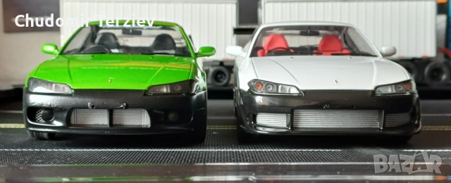 Solido 1:18 Nissan Silvia S15 мащабни модели коли 2бр., снимка 6 - Колекции - 54265603