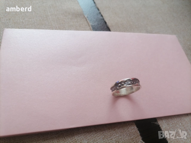 Сребърен пръстен модел R115, снимка 4 - Пръстени - 52139322