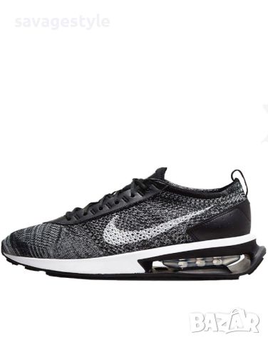 Мъжки маратонки NIKE Air Max Flyknit Racer Shoes Black/White, снимка 1 - Маратонки - 45981957