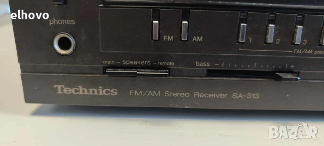 Ресивър Technics SA-313, снимка 6 - Ресийвъри, усилватели, смесителни пултове - 51090108