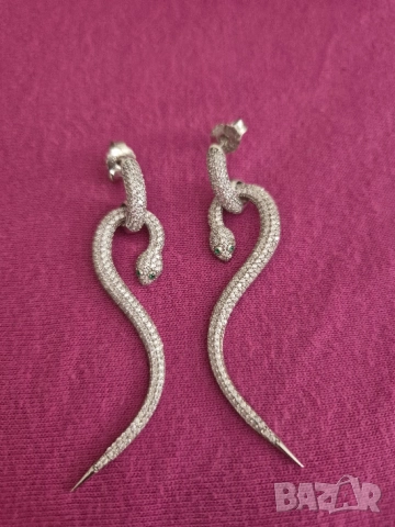 сребърен змийски комплект , снимка 6 - Бижутерийни комплекти - 49331971